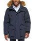 Фото #1 товара Men's Parka with a Faux Fur-Hood Jacket, Created for Macy's