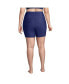 Фото #2 товара Plus Size High Waisted 6" Bike Swim Shorts with UPF 50 Sun Protection