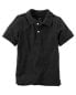 Фото #2 товара Toddler Black Piqué Polo Shirt 5T