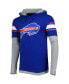 Фото #3 товара Men's Royal Buffalo Bills Long Sleeve Hoodie T-shirt