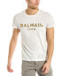 Фото #1 товара Balmain Logo T-Shirt Men's White S