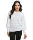 Фото #1 товара Женский свитер Calvin Klein в полоску с рукавами блузонами