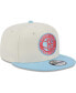 Фото #2 товара Men's White, Powder Blue Brooklyn Nets 2-Tone Color Pack 9FIFTY Snapback Hat