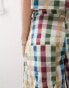 Фото #5 товара Reclaimed Vintage barrel leg trouser in multi gingham