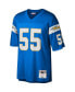 Фото #2 товара Men's Junior Seau Powder Blue Los Angeles Chargers Big and Tall 2002 Retired Player Replica Jersey