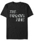 Фото #1 товара Twilight Zone CBS Men's Black And White Tittle Glitch Short Sleeve T-Shirt