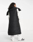 Фото #4 товара Violet Romance Petite oversized shawl neck longline gilet in black