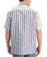 Фото #2 товара Men's Alba Block Cabana Stripe Linen Shirt, Created for Macy's