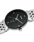 ფოტო #3 პროდუქტის Women's Swiss Florence Classic Diamond Accent Stainless Steel Bracelet Watch 30mm