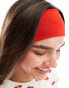 Фото #2 товара ASOS DESIGN wide jersey headband in red