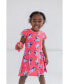 Little Girls Bingo Skater Dress and Scrunchie to