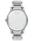 ფოტო #3 პროდუქტის Men's Swiss Stainless Steel Bracelet Watch 40mm