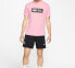 Фото #6 товара Nike F.C. 胸前字母印花足球短袖T恤 男款 粉红色 / Тренировочные штаны Nike F.C. T CT8430-654