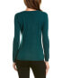 Sofiacashmere Modern V-Neck Cashmere Sweater Women's Green Xs