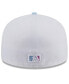 ფოტო #3 პროდუქტის Men's Light Blue Los Angeles Dodgers Spring Color Basic Two-Tone 59Fifty Fitted Hat