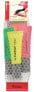 STABILO NEON - 4 pc(s) - Green - Orange - Pink - Yellow - Chisel tip - Green - Orange - Pink - Yellow - Tube - 2 mm