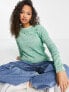 Cotton On relaxed jumper in green marl