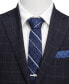 ფოტო #4 პროდუქტის Men's Superman Stripe Pattern Silk Tie