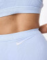 Nike Swimming – Icon – Bikinihose in Blau mit Zierausschnitten und hohem Bund