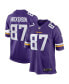 ფოტო #1 პროდუქტის Men's T.J. Hockenson Purple Minnesota Vikings Game Player Jersey