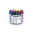 JOVI Jumbo Easy Grip Jar With 72 Triangular Wax Crayons Assorted Colours