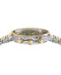 ფოტო #2 პროდუქტის Salvatore Men's Swiss Chronograph Two-Tone Stainless Steel Bracelet Watch 41mm