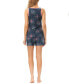 ფოტო #3 პროდუქტის Women's Printed Tank Henley with Short Set