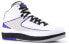Фото #4 товара Jordan Air Jordan 2 Retro Dark Concord 中帮 复古篮球鞋 男款 白紫色 / Кроссовки Jordan Air Jordan 385475-153