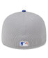 Фото #2 товара Men's Gray New York Mets 2024 Batting Practice Low Profile 59FIFTY Fitted Hat