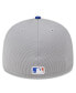 Men's Gray New York Mets 2024 Batting Practice Low Profile 59FIFTY Fitted Hat