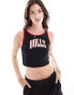 Фото #1 товара New Era chicago bulls crop top in black multi