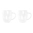 Piece Coffee Cup Set DKD Home Decor Transparent Crystal Borosilicate Glass 350 ml