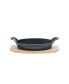 Фото #4 товара 2 Piece Cast Iron Oval Sizzler Plate Set