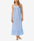 Women's Cotton Chambray Embroidered Ballet Nightgown