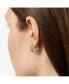 ფოტო #4 პროდუქტის Twisted Hoop Earrings - Paris Small Pave