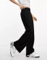 Фото #6 товара Stradivarius Petite tailored straight trouser in black