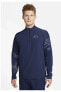 Фото #1 товара Dri-Fit Run Division Flash Element Running Half-Zip Long-Sleeve Top Erkek Sweatshirt