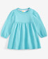 ფოტო #1 პროდუქტის Toddler Girls Solid French Terry Dress, Created for Macy's