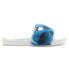 Фото #1 товара Puma Leadcat 2.0 Ylm Fluff Tie Dye Slide Womens Blue, White Casual Sandals 3853