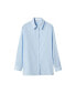 ფოტო #7 პროდუქტის Women's Essential Cotton-Blend Shirt