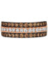 Chocolate Diamond & Nude Diamond Triple Row Band (1-1/3 ct. t.w.) in 14k Rose Gold