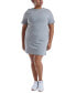 Plus Size Cotton Short-Sleeve T-Shirt Dress