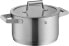 Фото #18 товара WMF Comfort Line 5-Piece Induction Saucepan Set with Glass Lid, Matt Cromargan Stainless Steel, Scale, Stackable Pots Set, Uncoated