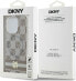 DKNY DKNY DKHMP13LHCPTSE iPhone 13 Pro / 13 6.1" beżowy/beige hardcase IML Checkered Mono Pattern & Printed Stripes MagSafe