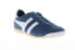 Фото #2 товара Gola Harrier 50 Suede CMA501 Mens Blue Suede Lifestyle Sneakers Shoes