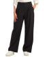 Juniors' Pleated-Front Wide-Leg Pants