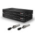 Lindy 300m Fibre Optic HDMI 18G & IR Extender - 3840 x 2160 pixels - AV transmitter & receiver - 300 m - Wired - Black - HDCP