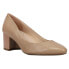 Фото #2 товара Easy Spirit Cosma Round Toe Block Heels Pumps Womens Beige Dress Casual COSMA-MN