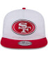 Men's White/Scarlet San Francisco 49ers 2024 NFL Training Camp Golfer Snapback Hat