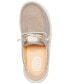 Фото #3 товара Little Girls' Wendy Metallic Sparkle Casual Moccasin Sneakers from Finish Line
